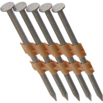 Grip-Rite 21 Degree Plastic Strip Stainless Steel Full Round Head Framing Stick Nail, 3 In. x .131 In. (1000 Ct.)