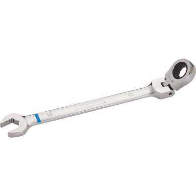 Channellock Metric 10 mm 12-Point Ratcheting Flex-Head Wrench