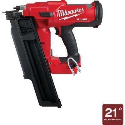 Milwaukee M18 FUEL 18-Volt Lithium-Ion Brushless 21 Degree Cordless Framing Nailer (Tool Only)