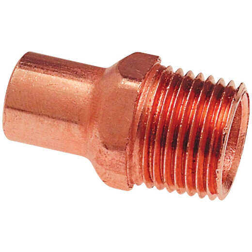NIBCO 3/4 In. FTGxM Copper Pipe Adapter
