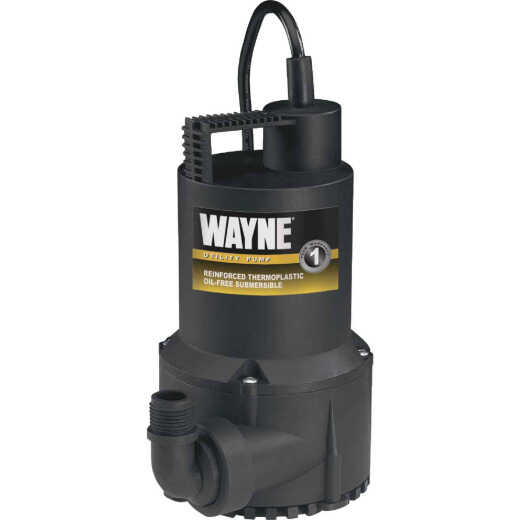 Wayne 1/6 HP Submersible Continuous-Duty Utility Pump