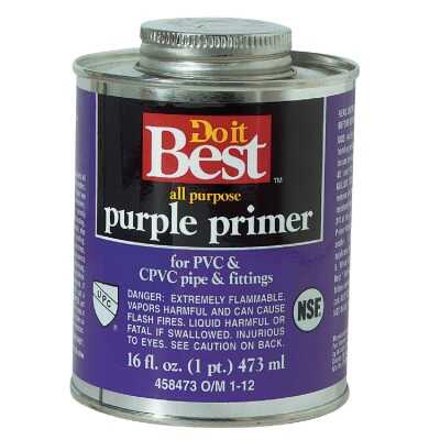 Do it Best 16 Oz. Purple Pipe and Fitting Primer for PVC/CPVC