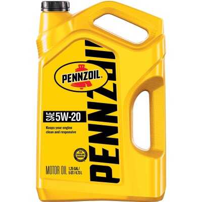 Pennzoil 5W20 5 Quart Conventional Motor Oil