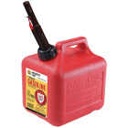 Midwest Can 2 Gal. Plastic Auto Shut-Off Gasoline Fuel Can, Red Image 1