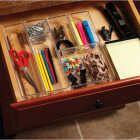 iDesign Linus 6 In. x 6 In. x 2 In. Clear Drawer Organizer Image 3